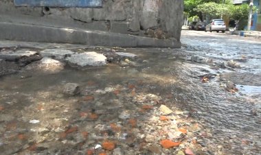 Residentes de la Santa Lucia Apopa Solicitan Intervención Urgente por fuga de agua