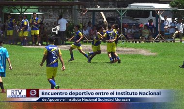 El Instituto Nacional de Apopa vence 2-0 al Instituto Nacional Sociedad Morazán en un emocionante encuentro deportivo