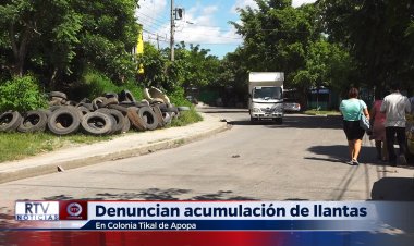 Denuncian acumulación de llantas como criaderos de zancudos en Apopa