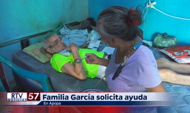 Familia García  solicita ayuda en Apopa