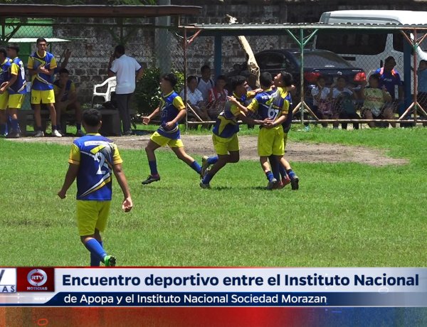 El Instituto Nacional de Apopa vence 2-0 al Instituto Nacional Sociedad Morazán en un emocionante encuentro deportivo