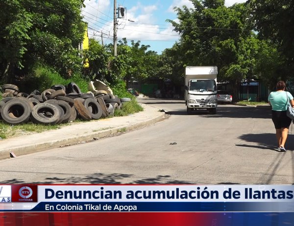 Denuncian acumulación de llantas como criaderos de zancudos en Apopa