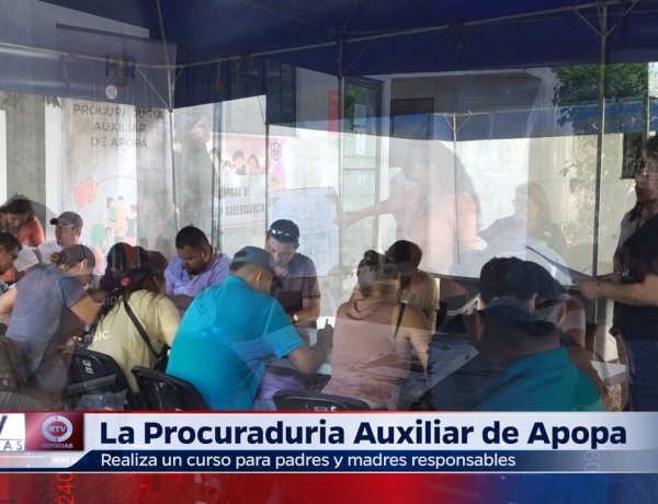 La Procuraduría Auxiliar de Apopa Realiza Un Curso de Padres Responsables