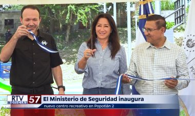 El Ministerio de Seguridad inaugura nuevo centro recreativo en Popotlán 2