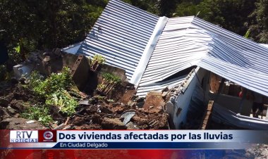 Dos Viviendas afectadas por las Lluvias en Ciudad Delgado