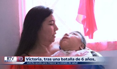 Victoria, tras una batalla de 6 años, solicita ayuda para mejorar su estado de salud.