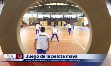 Juego de la pelota maya en el INFRAMEN