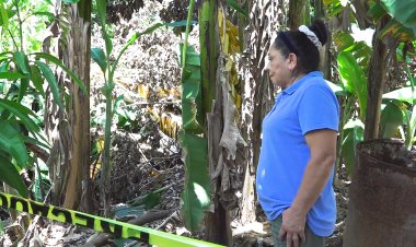 Una profunda cárcava amenaza con expandirse en la comunidad donde reside la familia Hernández