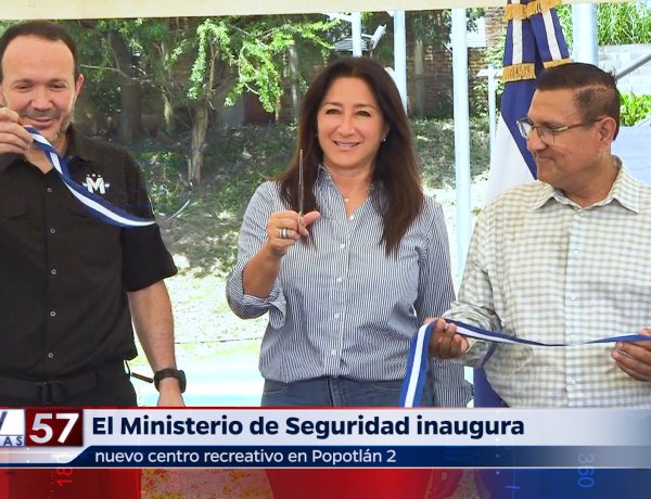 El Ministerio de Seguridad inaugura nuevo centro recreativo en Popotlán 2