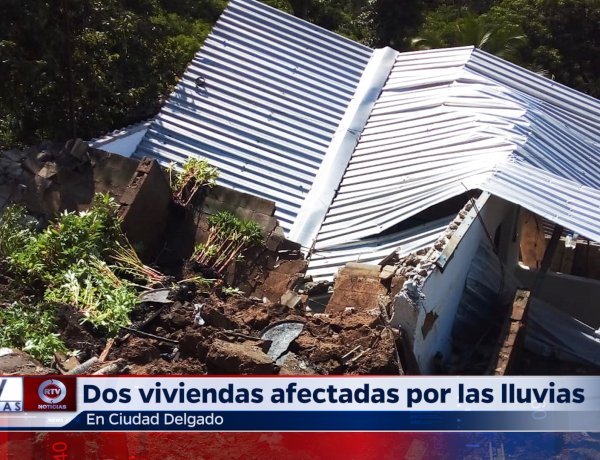 Dos Viviendas afectadas por las Lluvias en Ciudad Delgado