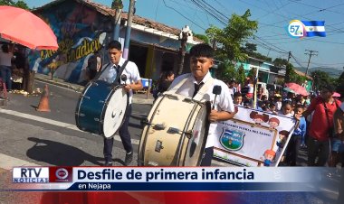 Desfile de primera infancia en Nejapa 203 años de Independencia