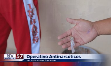 Operativo Antinarcóticos en Instituciones Educativas