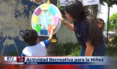 Actividad Recreativa para la Niñez en la Casa de la Juventud de Apopa
