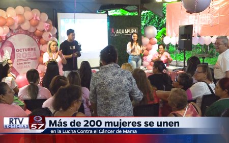 Más de 200 Mujeres Se Unen en la Lucha Contra el Cáncer de Mama