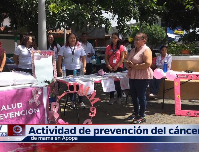 Prevención del cáncer de mama en Apopa