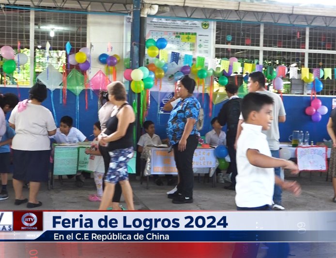 Feria de logros del Centro Escolar Republica de China