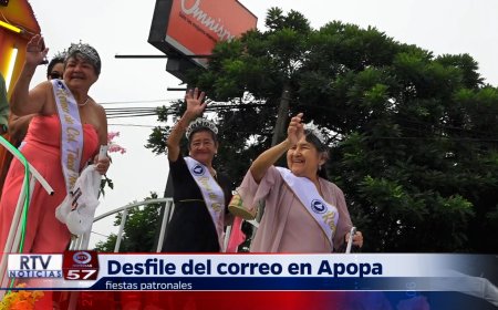 Desfile del Correo 2024 en Apopa