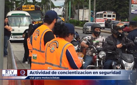 Actividad de Seguridad Vial para Motociclistas en Apopa