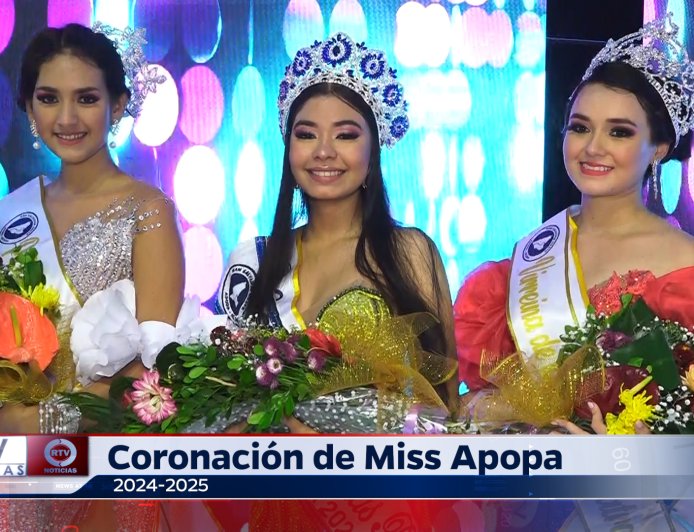 Coronación de Miss Apopa 2024-2025