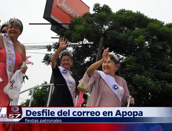 Desfile del Correo 2024 en Apopa