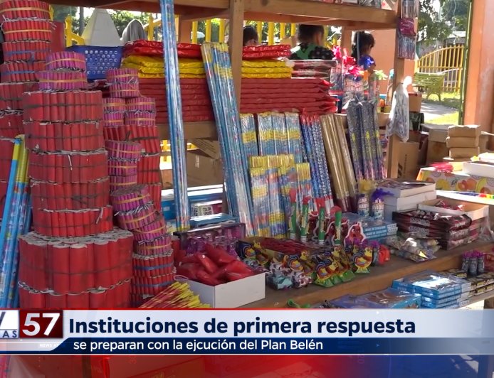 Instituciones de Primera Respuesta ejecutan el Plan Belen en Apopa