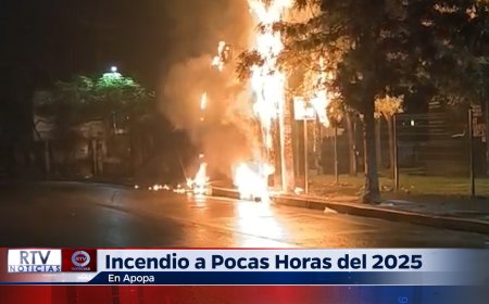 Incendio en la colonia Jacarandas de Apopa genera alerta a horas del 2025