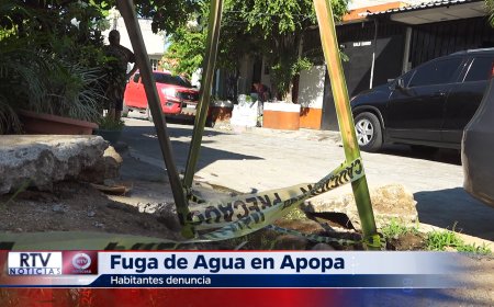 Fuga de Agua en la Comunidad Arboledas en Apopa