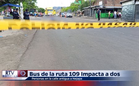 Accidente de tránsito deja dos personas sin vida en Apopa