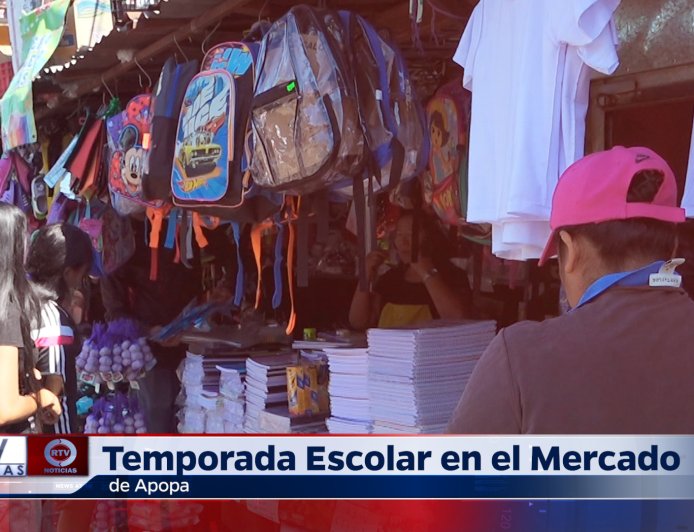 Comerciantes Inician la Temporada Escolar en Apopa