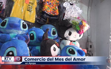 Comercio del mes del Amor en Apopa
