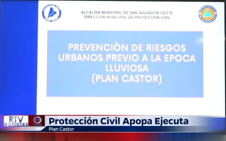 Protección Civil San Salvador Oeste listo para el Plan Castor