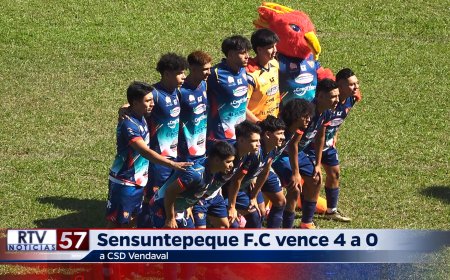 Sensuntepeque Vence 4 a 0 a Vendaval