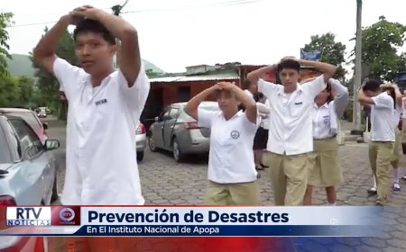 Protección Civil capacita al Instituto Nacional de Apopa en prevención de desastres