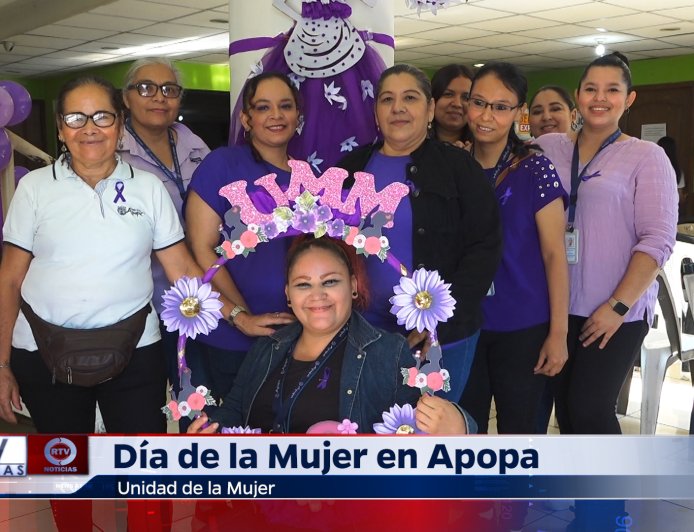 Dia de la Mujer en Apopa