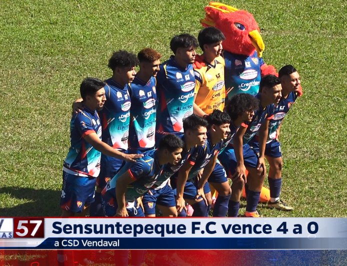 Sensuntepeque Vence 4 a 0 a Vendaval