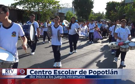 Desfile de Intramuros del C.E de Popotlán