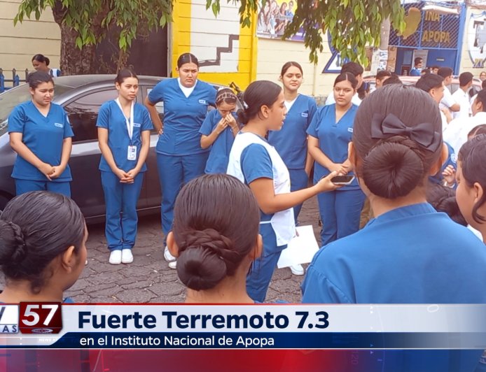 Terremoto de 7 3 en el Instituto Nacional de Apopa