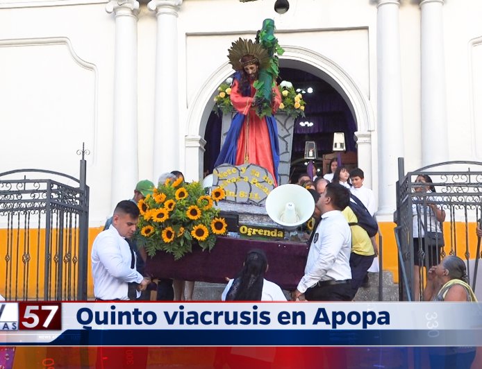 Quinto Viacrucis en el Distrito de Apopa