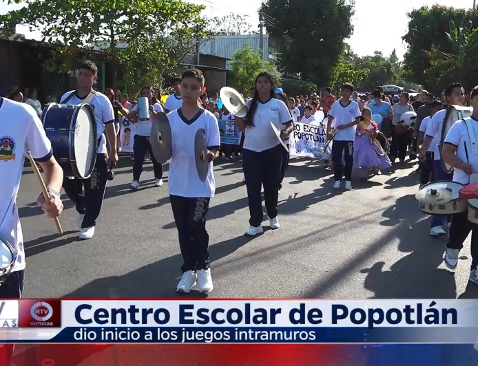 Desfile de Intramuros del C.E de Popotlán