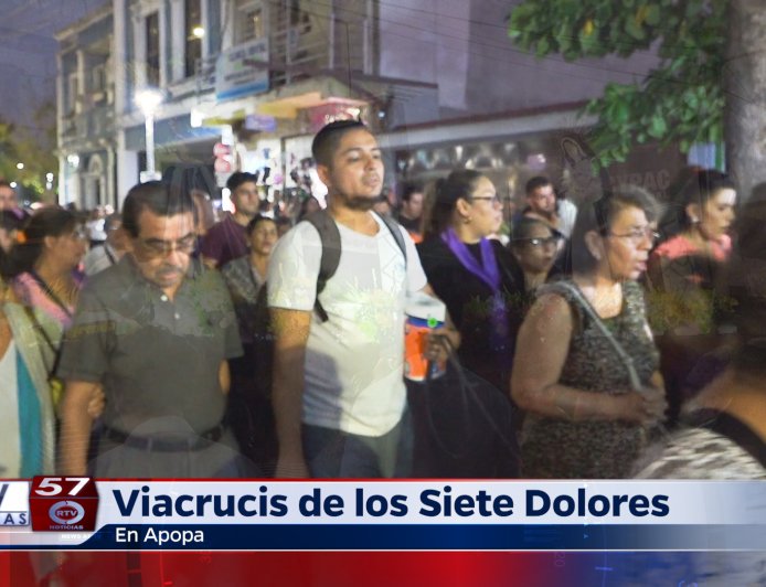 Viacrucis los siete dolores de María