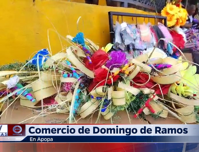 Comercio del Domingo de Ramos en Apopa