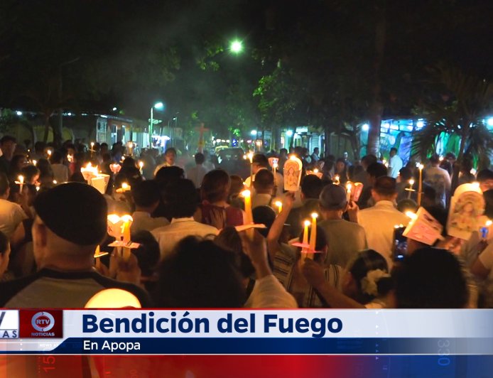 Bendición del Fuego en Apopa