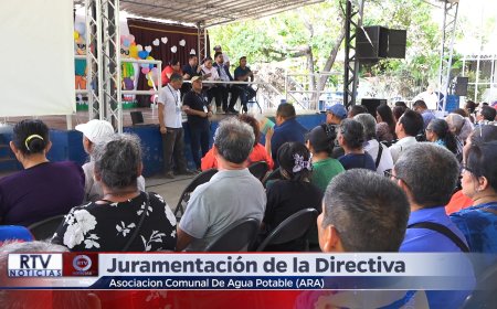 Juramentación de la Directiva Asociación Comunal de Agua Potable ARA