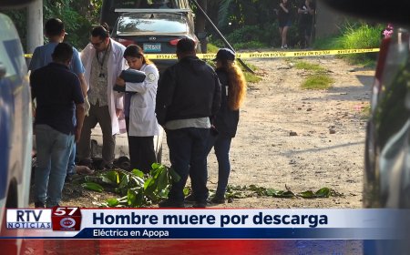 Hombre Muere por Descarga Eléctrica en Apopa