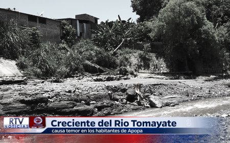 Creciente en el río Tomayate Preocupa a los Habitantes en Apopa
