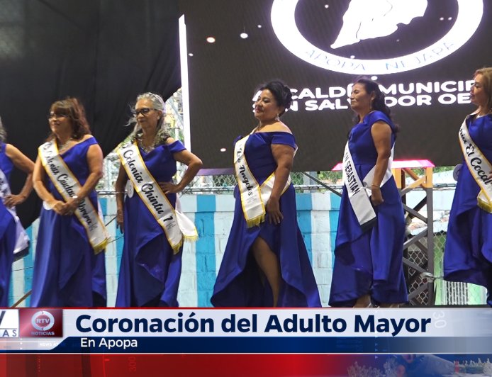 Coronación del adulto mayor en Apopa
