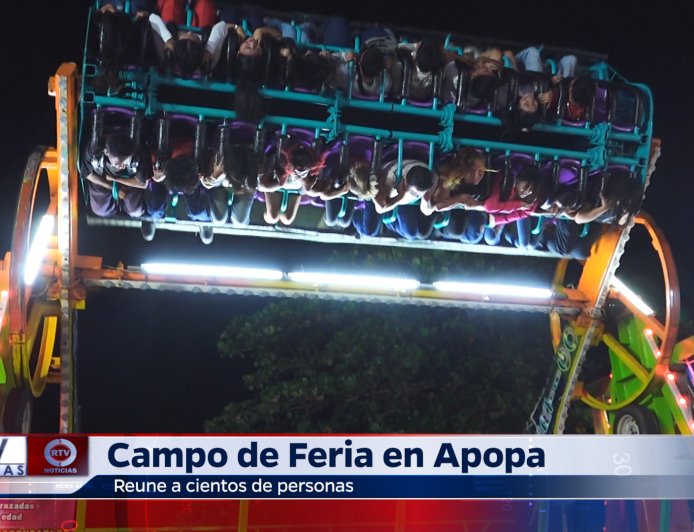 Campo de Feria en Apopa Reúne a Cientos de Personas