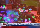 Productos de temporada navideña en Apopa