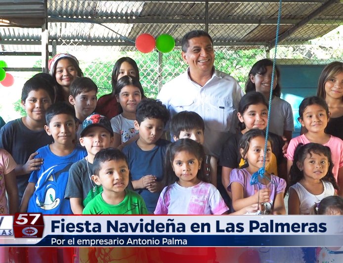 Fiesta Navideña en Las Palmeras Apopa