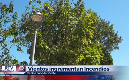 Nota Vientos incrementan Incendios en Apopa